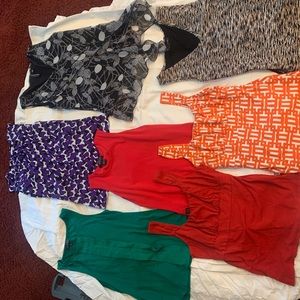 Lot of 7 tops size small and petite small